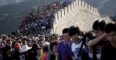 Danh lam thắng cảnh Trung Quốc chật kín du khách dịp Quốc khánh