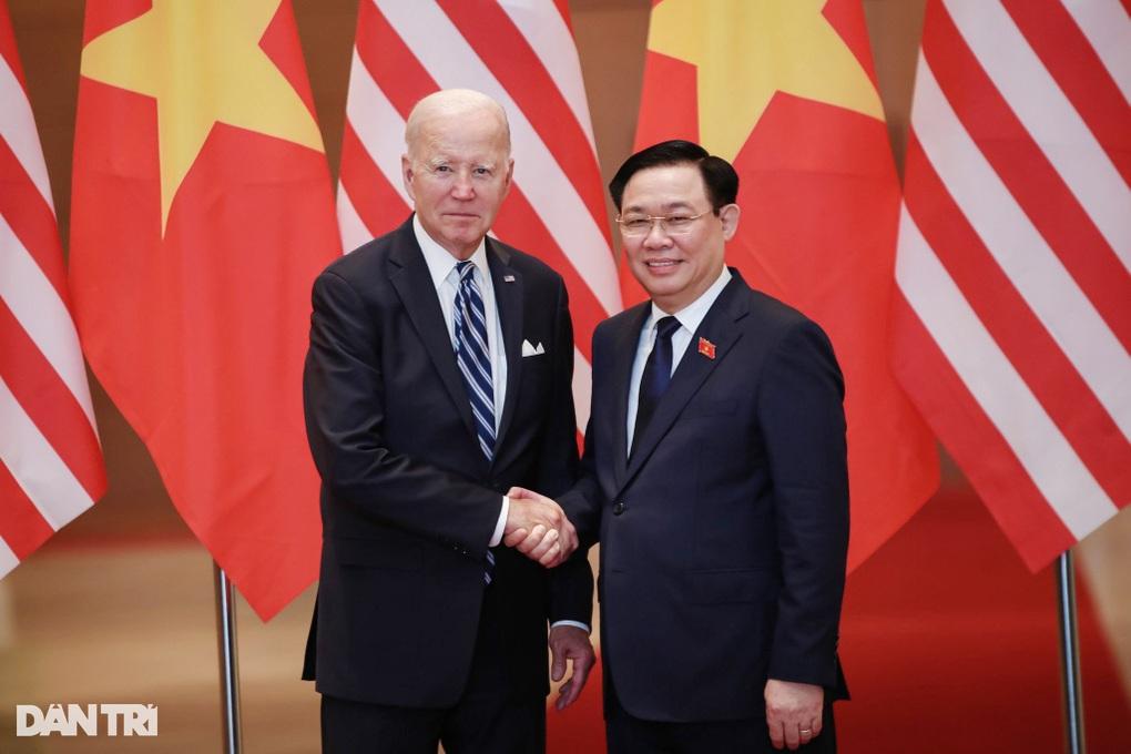 Chủ tịch Quốc hội Vương Đình Huệ hội kiến Tổng thống Mỹ Joe Biden - 1