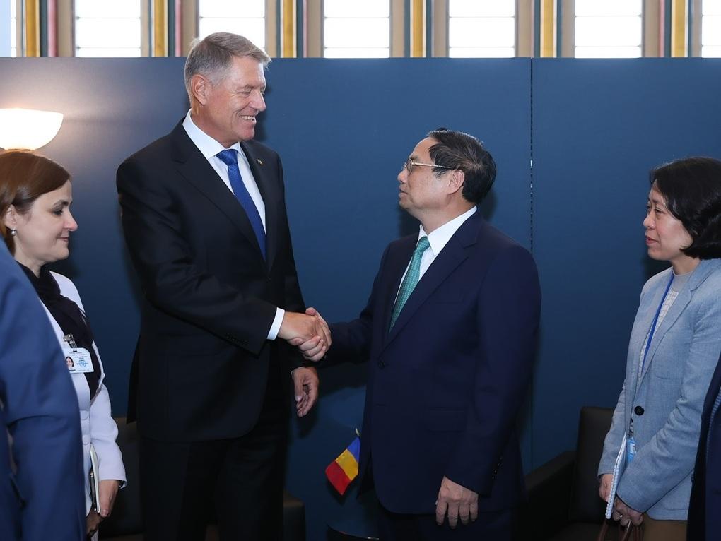 Thủ tướng Phạm Minh Chính gặp nguyên thủ 4 nước châu Âu tại New York - 1