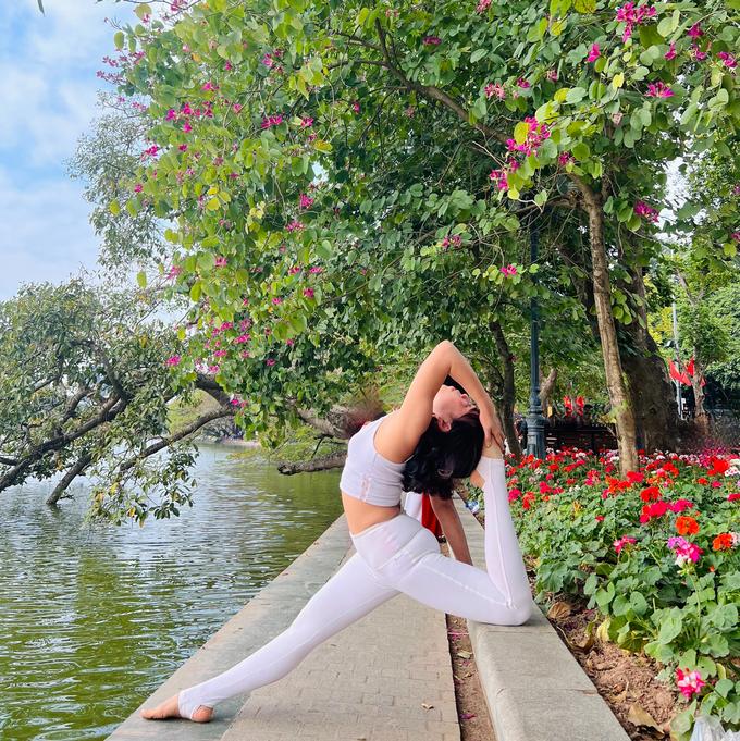 Yoga tác động tích cực đến sức khỏe chị Huyền