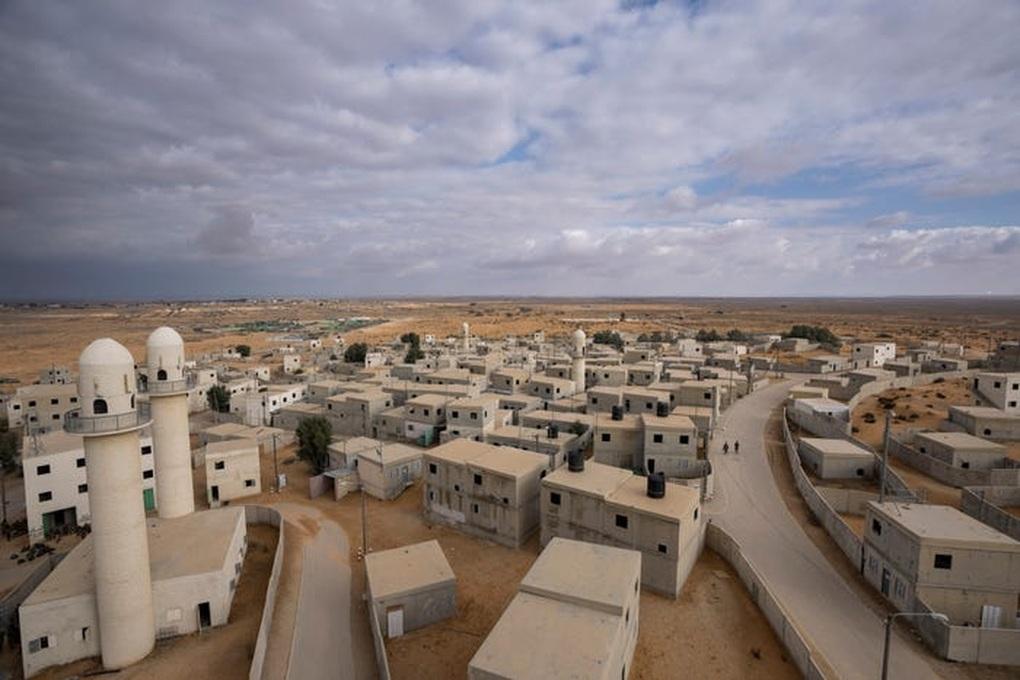 Toàn cảnh khu vực huấn luyện tác chiến đô thị mà Israel mô phỏng Dải Gaza